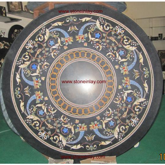 Pietra Dura Marble Stone Inlay Table top